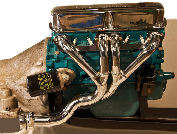 Small Block A, B, and E Body Tri-Y Under Chassis Headers - Mild Steel